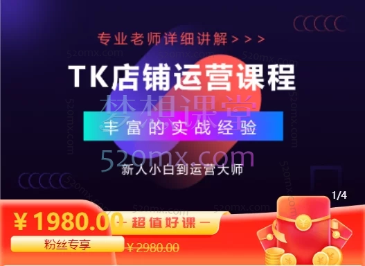 蕾蕾聊跨境TikTok店铺运营从0到1学习课程跨境课程-外贸教程-精品网课-电商运营课库课堂