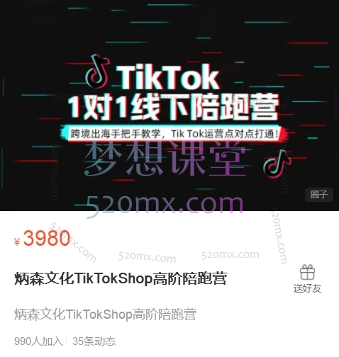 炳森文化TikTokShop高阶陪跑营：从零基础到精通的全方位实战课程跨境课程-外贸教程-精品网课-电商运营课库课堂