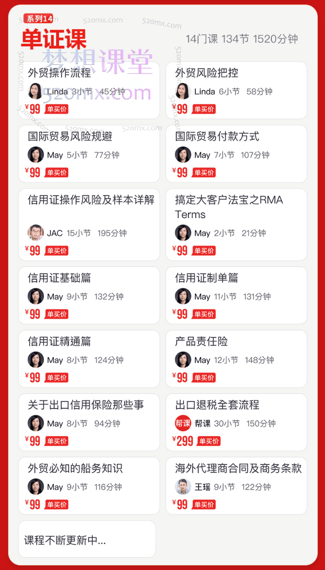 图片[2]跨境课程-外贸教程-精品网课-电商运营帮课大学单证课，从风险把控到业务精通跨境课程-外贸教程-精品网课-电商运营课库课堂