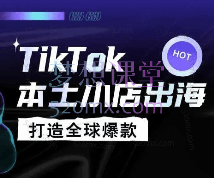 鲨鱼领航TikTok本土精品小店出海实战营，从入门到高阶跨境课程-外贸教程-精品网课-电商运营课库课堂
