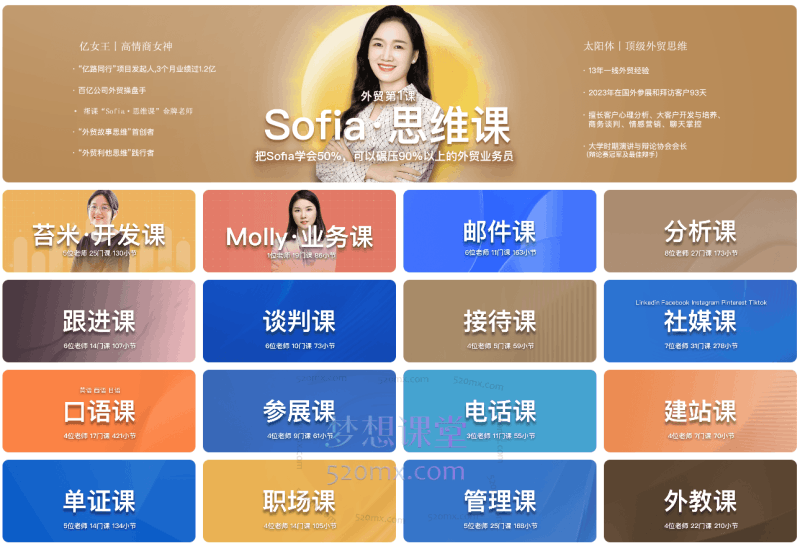 帮课大学外教课跨境课程-外贸教程-精品网课-电商运营课库课堂