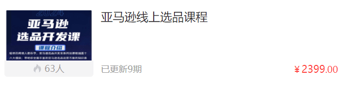 2024日昇云联亚马逊线上选品课程跨境课程-外贸教程-精品网课-电商运营课库课堂