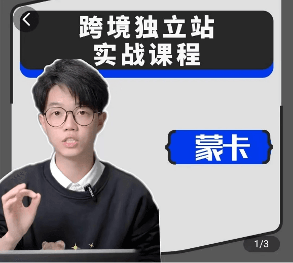 蒙卡跨境电商独立站运营宝典：从选品到营销全流程指南跨境课程-外贸教程-精品网课-电商运营课库课堂