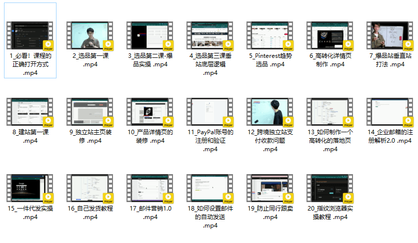 图片[3]跨境课程-外贸教程-精品网课-电商运营蒙卡跨境电商独立站运营宝典课程：选品到营销全流程 + 爆品打造指南跨境课程跨境课程-外贸教程-精品网课-电商运营课库课堂