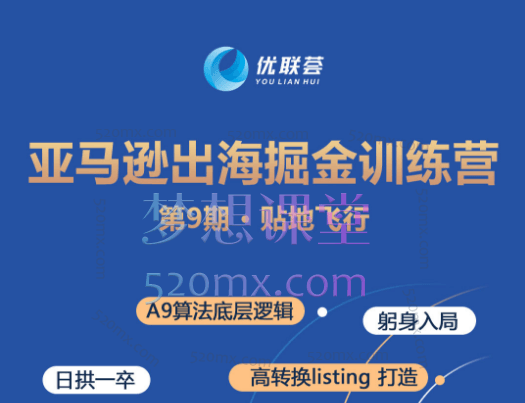 2024顾小北优联荟亚马逊高阶训练营第九期跨境课程-外贸教程-精品网课-电商运营课库课堂