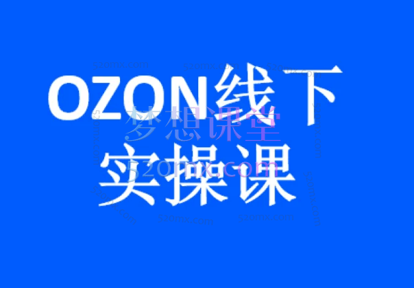 千鸟电商OZON两天实操课跨境课程-外贸教程-精品网课-电商运营课库课堂