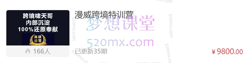 漫威跨境特训营，亚马逊选品策略、广告推广、产品优化跨境课程-外贸教程-精品网课-电商运营课库课堂