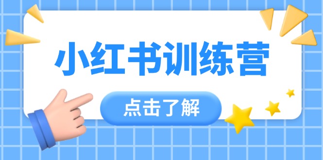 小红书训练营，助小白入门，掌握技巧变达人，课程实操又全面（12节课）跨境课程-外贸教程-精品网课-电商运营课库课堂