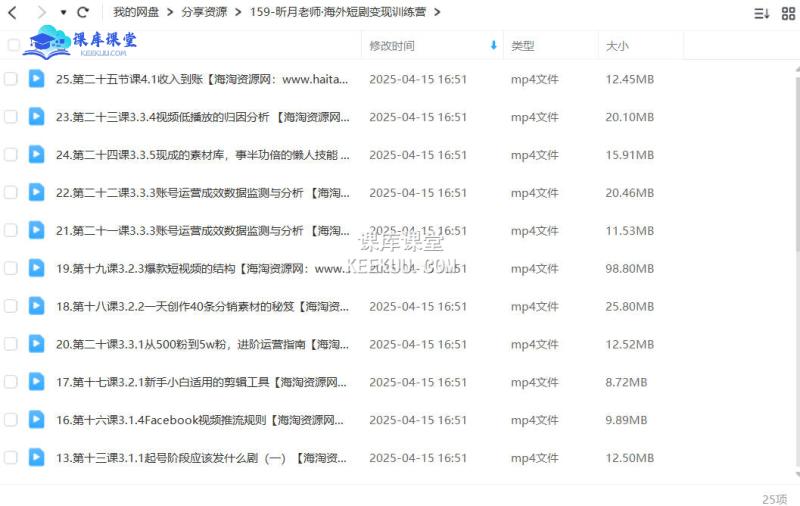 昕月老师·海外短剧变现训练营，从0-1全面讲解Facebook短剧