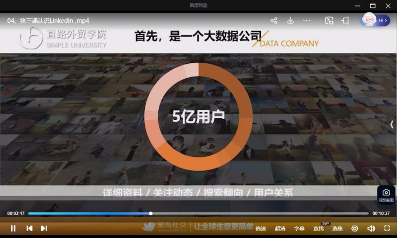 直路外贸学院《LinkedIn领英营销课》国外社交媒体推广培训