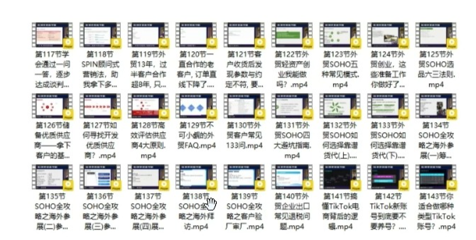外贸 “做大” 创业必修课 全链路实战培训 + 团队打造 + TikTok / 独立站运营指南-课库课堂