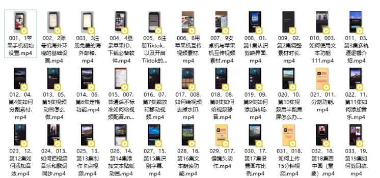 观鲸出海 TikTok 手机剪辑实战全攻略 剪映 APP 零基础教学（苹果 / 安卓通用）-课库课堂