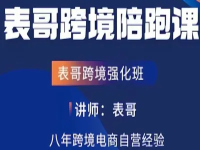 表哥 TikTok 小店短视频直播独立站课程：跨境电商全流程实战教程跨境课程-外贸教程-精品网课-电商运营课库课堂