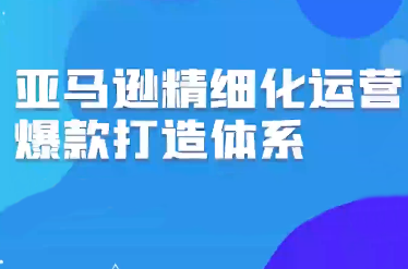 董海温亚马逊精细化运营・爆款打造体系:数据驱动合规运营全攻略跨境课程-外贸教程-精品网课-电商运营课库课堂