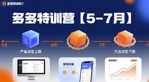 多多特训营【5-7月】产品决定上限，方法决定下限，各种玩法技巧落地实操跨境课程-外贸教程-精品网课-电商运营课库课堂