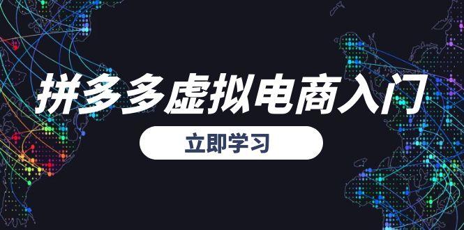 拼多多虚拟电商入门，精准选品方法论，无货源模式起盘技巧跨境课程-外贸教程-精品网课-电商运营课库课堂