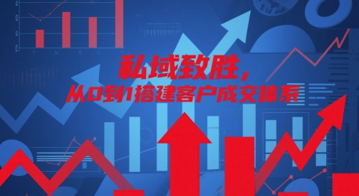 私域致胜，从0到1搭建客户成交体系跨境课程-外贸教程-精品网课-电商运营课库课堂