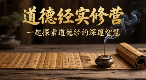 道德经实修营，一起探索道德经的深邃智慧跨境课程-外贸教程-精品网课-电商运营课库课堂