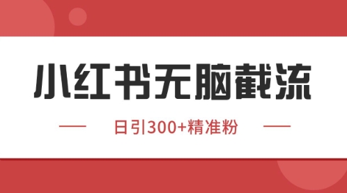 小红书只要你有同行就能获客，独家野路子获客玩法，暴力截流跨境课程-外贸教程-精品网课-电商运营课库课堂