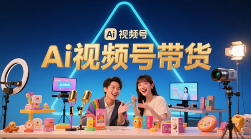 风口已至！AI视频号带货轻松月入过1W，99%的普通人却卡在内容制作门槛跨境课程-外贸教程-精品网课-电商运营课库课堂