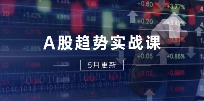 A股趋势实战课：主力动向+政策红利，2025全年策略5月更新跨境课程-外贸教程-精品网课-电商运营课库课堂