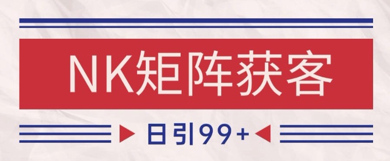 小红书某音NK赛道引流获客 自热矩阵日引200+跨境课程-外贸教程-精品网课-电商运营课库课堂