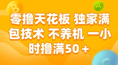 零撸天花板，独家满包技术 不养机 一小时撸满50+跨境课程-外贸教程-精品网课-电商运营课库课堂