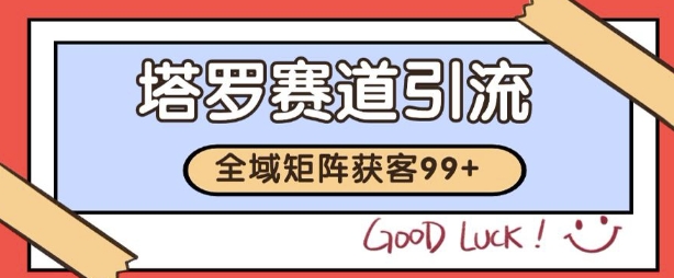 小红书某音塔罗赛道引流获客 自热矩阵日引200+跨境课程-外贸教程-精品网课-电商运营课库课堂