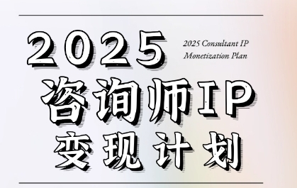 7天构建咨询师变现系统，2025咨询师IP变现计划训练营跨境课程-外贸教程-精品网课-电商运营课库课堂