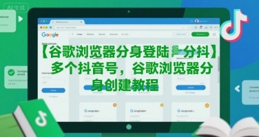 谷歌浏览器分身登陆多个抖音号，谷歌浏览器分身创建教程跨境课程-外贸教程-精品网课-电商运营课库课堂