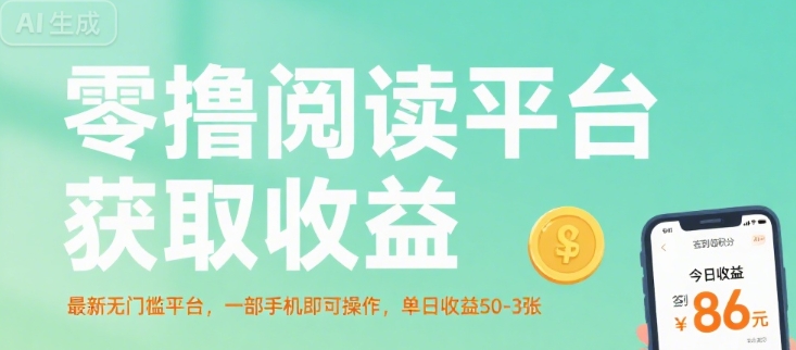 零撸阅读平台获取收益，最新无门槛平台，一部手机即可操作，单日收益50-3张跨境课程-外贸教程-精品网课-电商运营课库课堂
