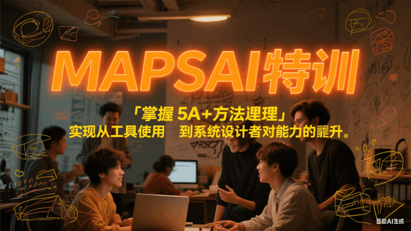 MAPSAI 特训，掌握 5A + 方法论，实现从工具使用者到系统设计者的能力跃升跨境课程-外贸教程-精品网课-电商运营课库课堂