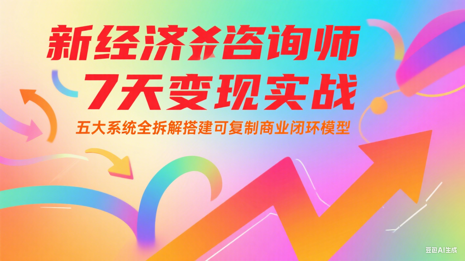 新经济咨询师 7 天变现实战：五大系统全拆解搭建可复制商业闭环模型跨境课程-外贸教程-精品网课-电商运营课库课堂