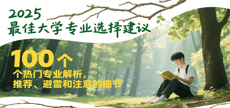 2025最佳大学专业选择建议，100个热门专业解析，推荐、避雷和注意的细节跨境课程-外贸教程-精品网课-电商运营课库课堂