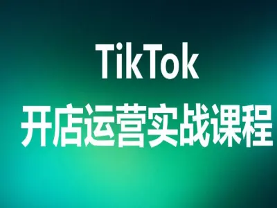 2025TikTok Shop 跨境电商全流程视频实操落地课 短视频电商出海实战指南跨境课程-外贸教程-精品网课-电商运营课库课堂