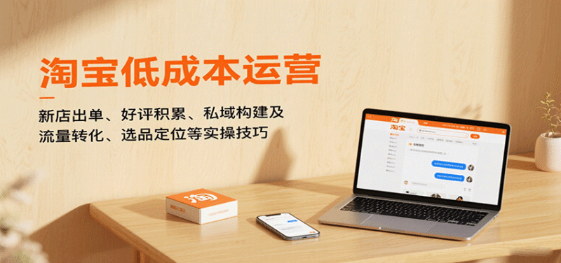 淘宝低成本运营,新店出单、好评积累、私域构建及流量转化、选品定位等(更新10月)跨境课程-外贸教程-精品网课-电商运营课库课堂