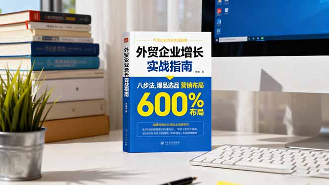 外贸企业增长实战指南,八步法、爆品选品、营销布局,业绩增长300%跨境课程-外贸教程-精品网课-电商运营课库课堂