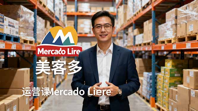 2025美客多Mercado Libre运营课：账号注册/产品上传/促销活动/自发货模式跨境课程-外贸教程-精品网课-电商运营课库课堂