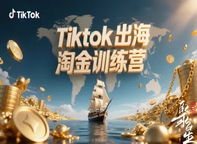 Tiktok出海淘金训练营，跨境电商TK实战变现跨境课程-外贸教程-精品网课-电商运营课库课堂