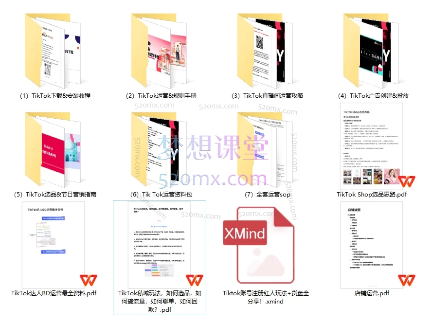 图片[3]跨境课程-外贸教程-精品网课-电商运营2025Tiktok大卖公司内部人员培训资料，入门到精通全域增长实战课跨境课程-外贸教程-精品网课-电商运营课库课堂
