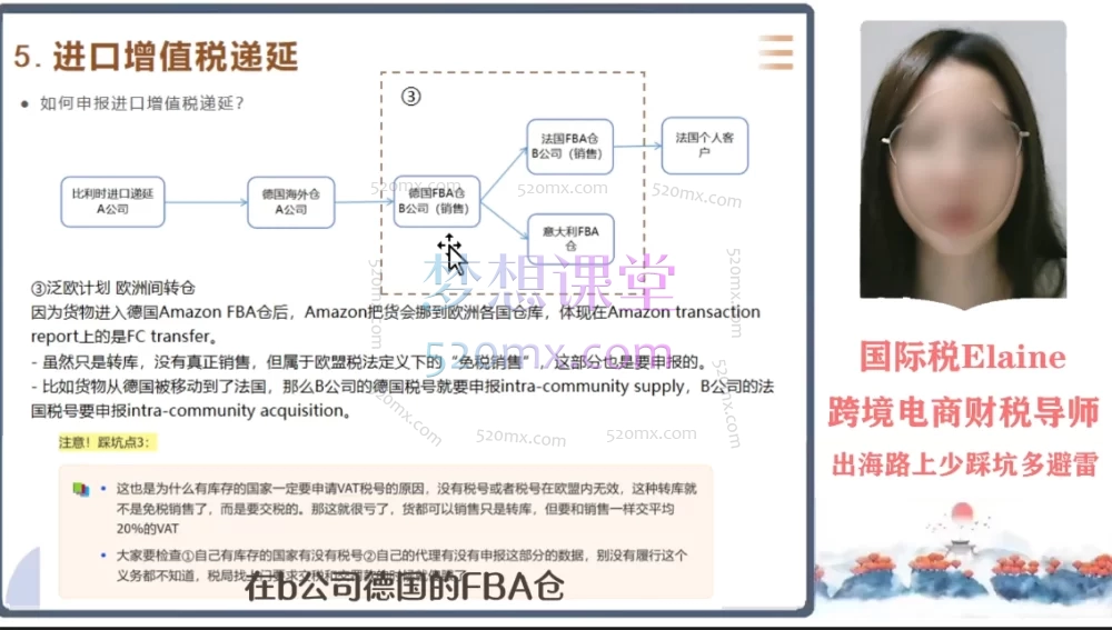 图片[2]跨境课程-外贸教程-精品网课-电商运营小红书国际税Elaine丨从0到1入门跨境电商财税，欧洲VAT、美国sales tax跨境课程-外贸教程-精品网课-电商运营课库课堂
