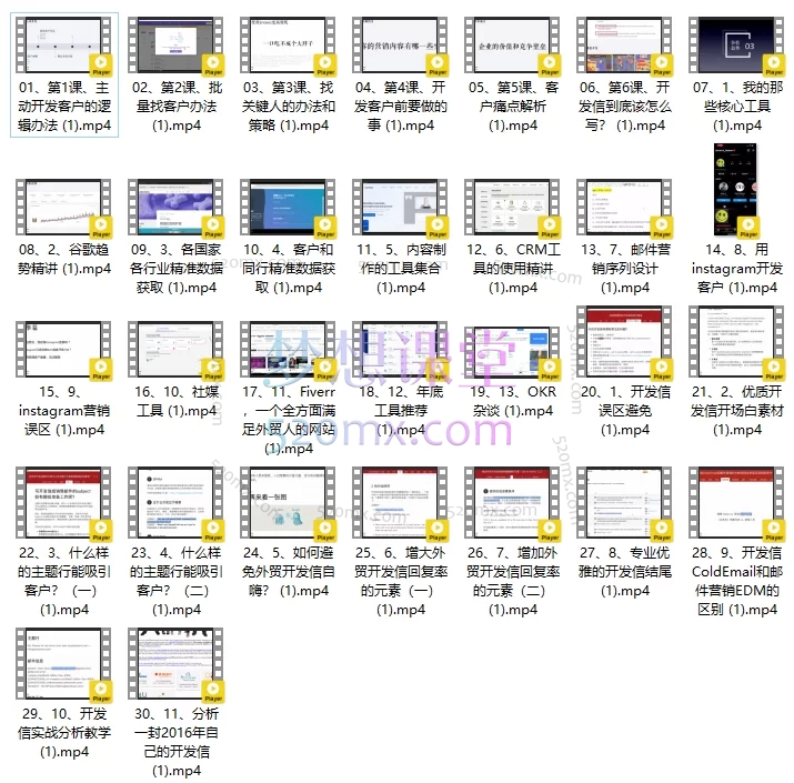 图片[3]跨境课程-外贸教程-精品网课-电商运营Snovio外贸客户开发初阶课程：掌握高效开发信与客户开发技能跨境课程-外贸教程-精品网课-电商运营课库课堂