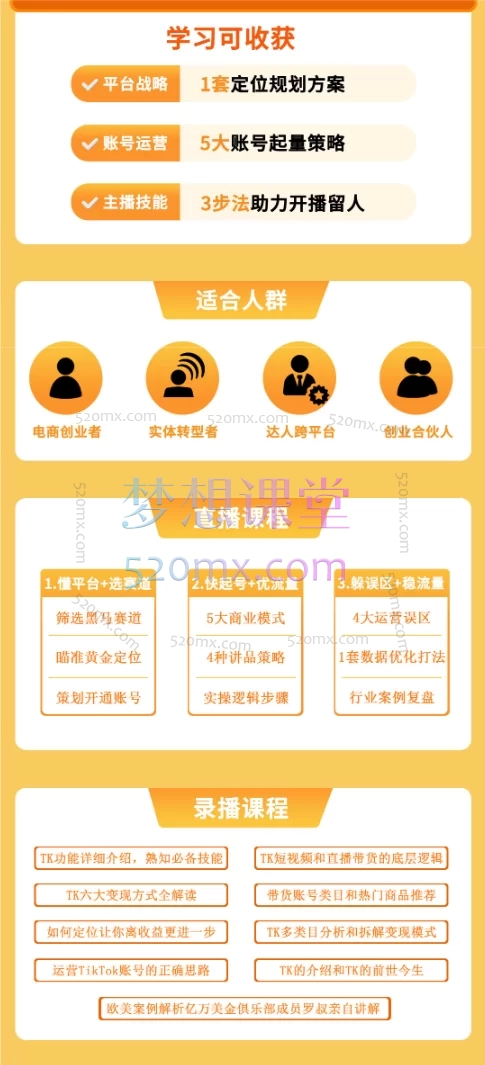 图片[4]跨境课程-外贸教程-精品网课-电商运营达媒跨境:TikTok全链路0-1实战课跨境课程-外贸教程-精品网课-电商运营课库课堂