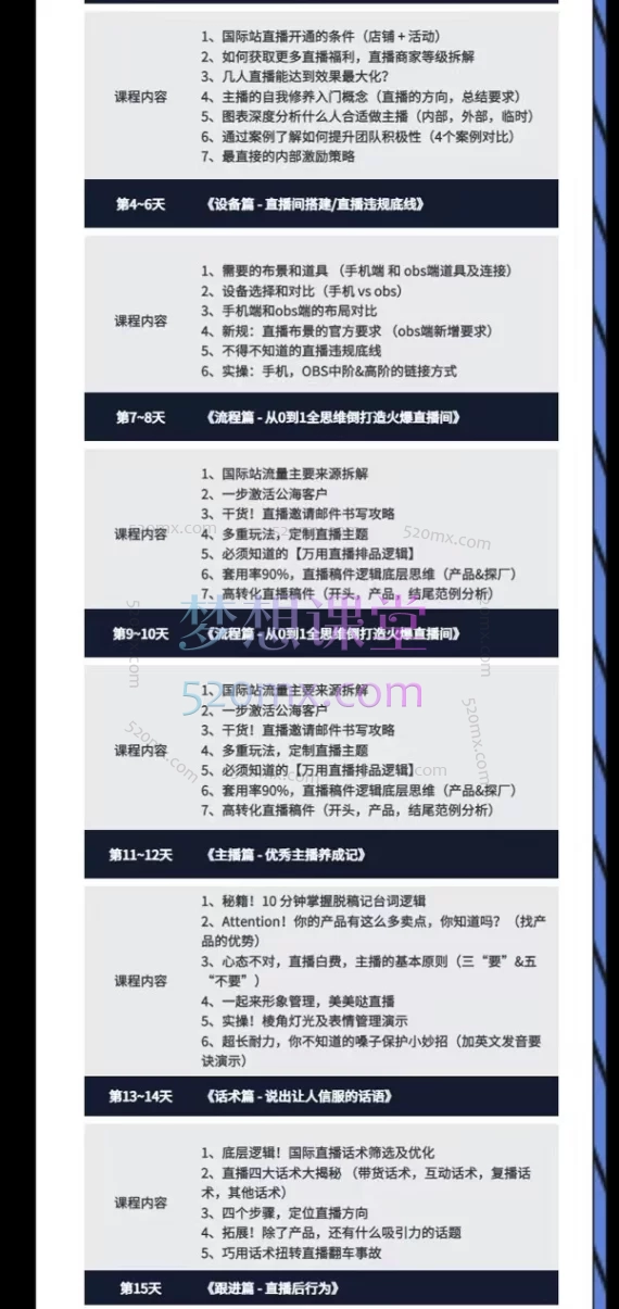 图片[5]跨境课程-外贸教程-精品网课-电商运营泽启星28天阿里国际直播训练营，0基础玩转国际站直播，营销新手段实现询盘自由！跨境课程-外贸教程-精品网课-电商运营课库课堂