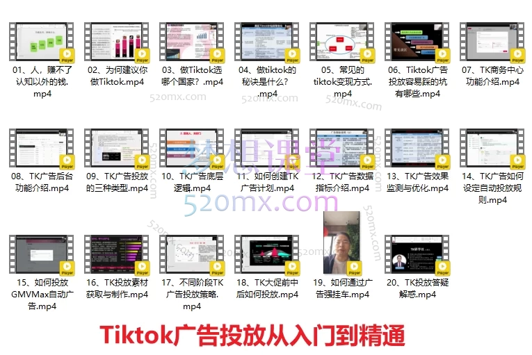 图片[3]跨境课程-外贸教程-精品网课-电商运营跨境无疆：Tiktok广告投放、选品、店铺运营、高效运营，从入门到精通合集跨境课程-外贸教程-精品网课-电商运营课库课堂