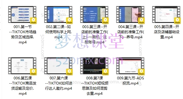 图片[3]跨境课程-外贸教程-精品网课-电商运营老高讲TK：如何从0到1快速搞定TIKTOK?跨境课程-外贸教程-精品网课-电商运营课库课堂