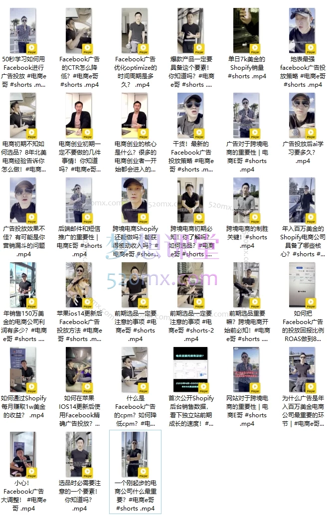 图片[3]跨境课程-外贸教程-精品网课-电商运营电商E哥团队Jessica：电商推广核心技巧（Facebook广告+Shopify选品爆单全攻略)跨境课程-外贸教程-精品网课-电商运营课库课堂