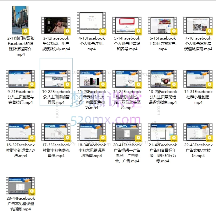 图片[3]跨境课程-外贸教程-精品网课-电商运营澳门彬哥：教你Facebook跨境电商入门课- 从账号运营到广告投放跨境课程-外贸教程-精品网课-电商运营课库课堂