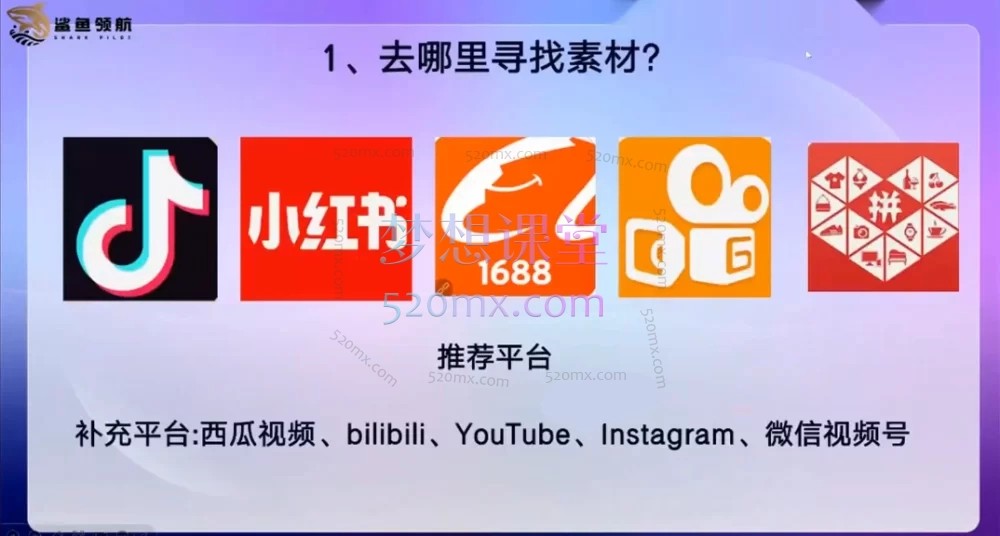 图片[3]跨境课程-外贸教程-精品网课-电商运营2025鲨鱼领航电商学院：tiktok本土实战营3、4、5月，从入门到高阶跨境课程-外贸教程-精品网课-电商运营课库课堂