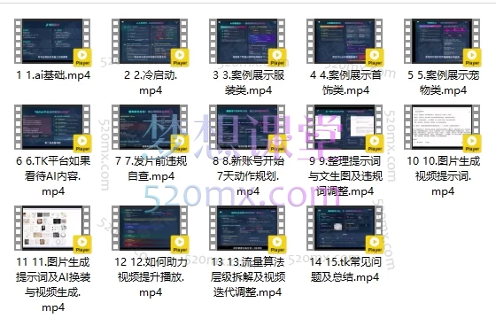 图片[3]跨境课程-外贸教程-精品网课-电商运营2025正合云帆Tiktok Ai短视频快速冷启动跨境课程-外贸教程-精品网课-电商运营课库课堂